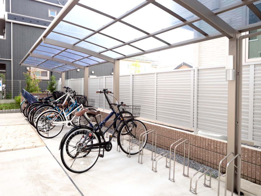 空室対策「駐輪場整備」解説。放置自転車を撤去し美観維持、ラック設置にもアイデアを